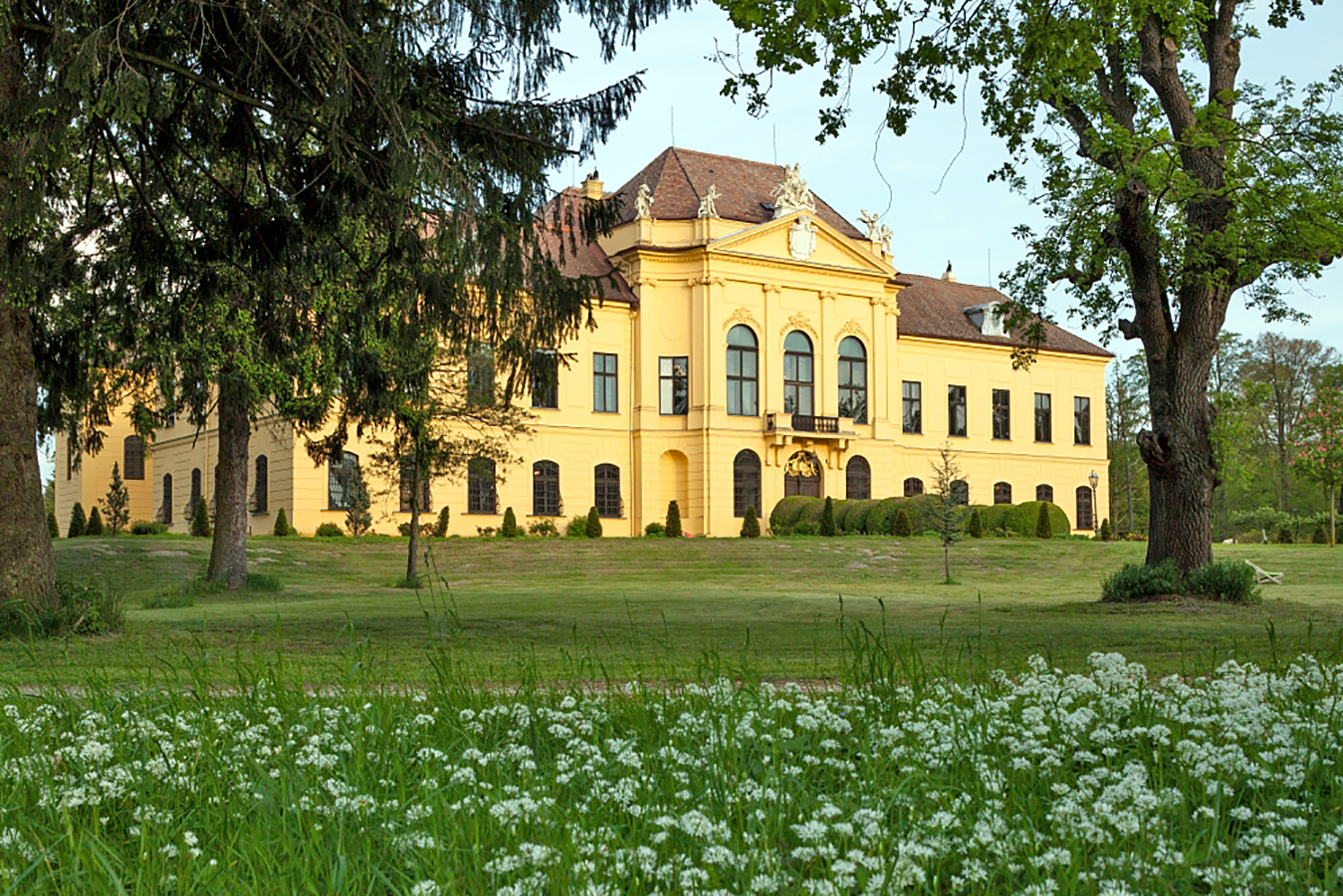 Terrassentur Schloss Von Auen Nachrusten