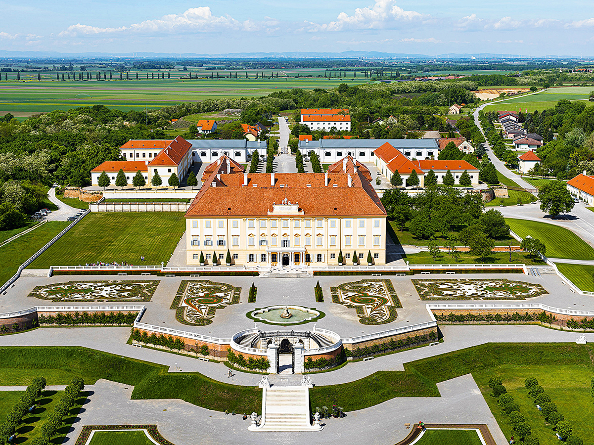 Terrassentur Schloss Von Auen Nachrusten